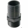 Dixon Tuff-Lite Insert, 3/4 in, Hose Shank x MNPT, Polypropylene PPN66